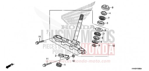 STEERING STEM (CRF110FD/E/H/J) CRF110FD de 2013